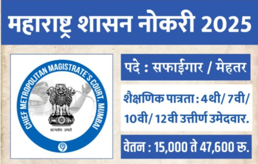 CMM Mumbai Recruitment 2025