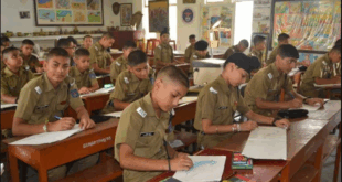 Students recieve direct training from retired miltary officers