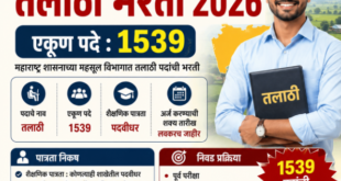 MPSC Talathi Bharti 2026