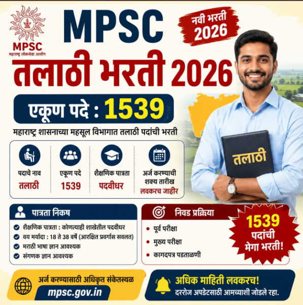 MPSC Talathi Bharti 2026